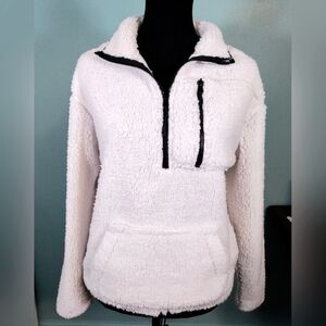 No Boundaries Plush Pull-Over Ivory w/Black Accents